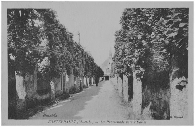 Ancien cimetière paroissial de Fontevraud-l'Abbaye (disparu), Fontevraud-l'Abbaye
