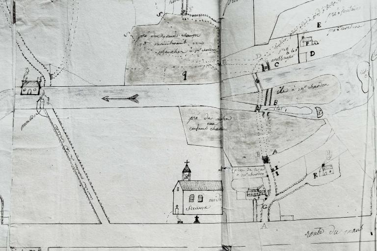 Sceaux-sur-Huisne : présentation du bourg